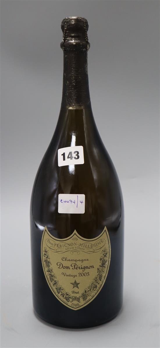A Magnum of Don Perignon Vintage 2003 champagne